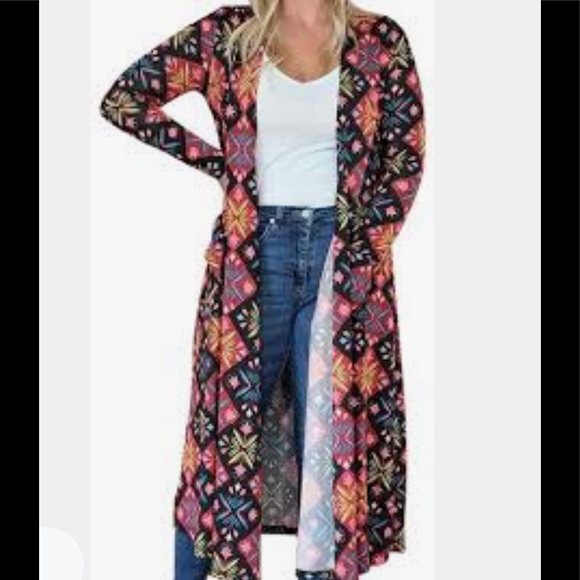 Long Sweater Duster w/Pockets Sz M NWT - Picture 1 of 9